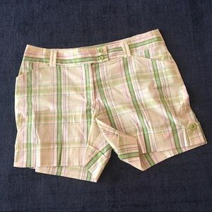 B. Moss Plaid Shorts - Sz 10